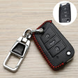 For Skoda Car Key Cover Multifunctional Keychain Anti-lost Number Plate(B) - Car Key Cases by PMC TechLife | Online Shopping South Africa | PMC TechLife | Buy Now Pay Later Mobicred