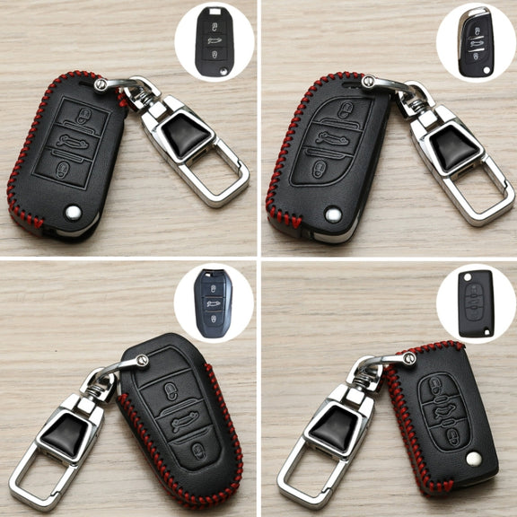 For Citroen Car Key Cover Multifunctional Keychain Anti-lost Number Plate(D)