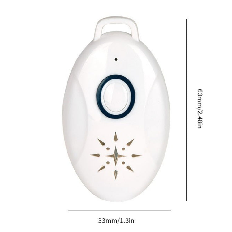 Mini USB Rechargeable Fly Repeller Outdoor Portable Mobile Mosquito Repellent Device(White)