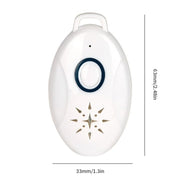 Mini USB Rechargeable Fly Repeller Outdoor Portable Mobile Mosquito Repellent Device(White)