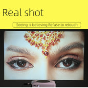 Y2S 1080P Mini LED WiFi Projector Support Wireless Wired Screen Mirroring Youtube Version(UK Plug)