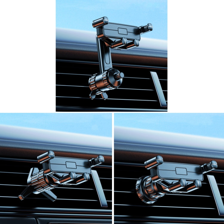 Car Mobile Phone Holder Navigation Air Outlet Support Fixed Bracket(Metal Hook)