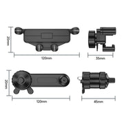 Car Mobile Phone Holder Navigation Air Outlet Support Fixed Bracket(Metal Hook)