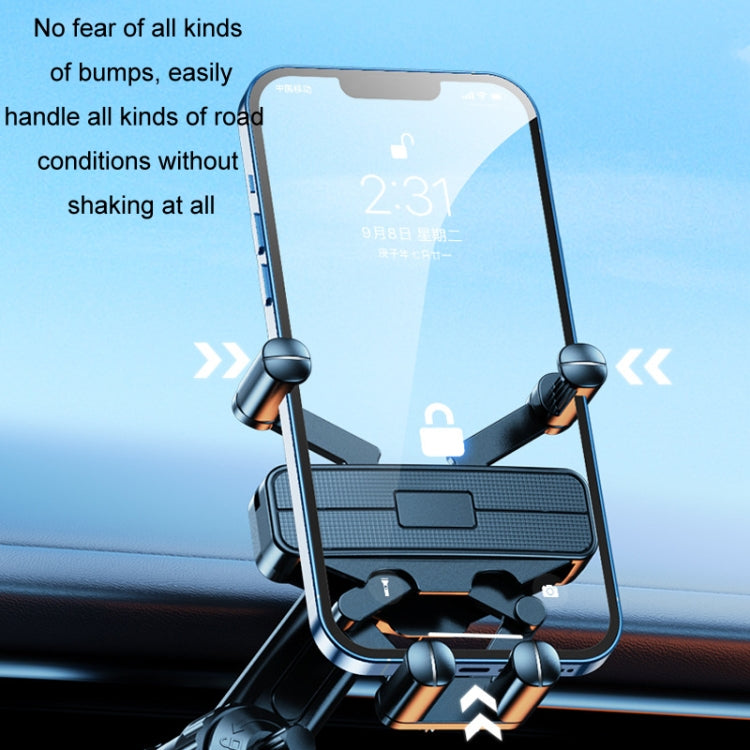 Car Mobile Phone Holder Navigation Air Outlet Support Fixed Bracket(Metal Hook)
