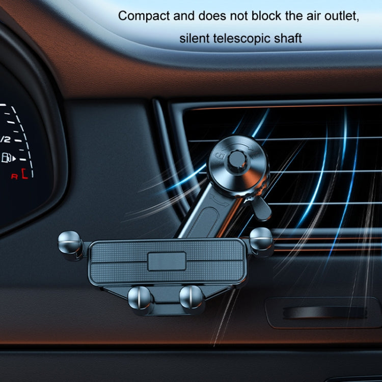 Car Mobile Phone Holder Navigation Air Outlet Support Fixed Bracket(Metal Hook)