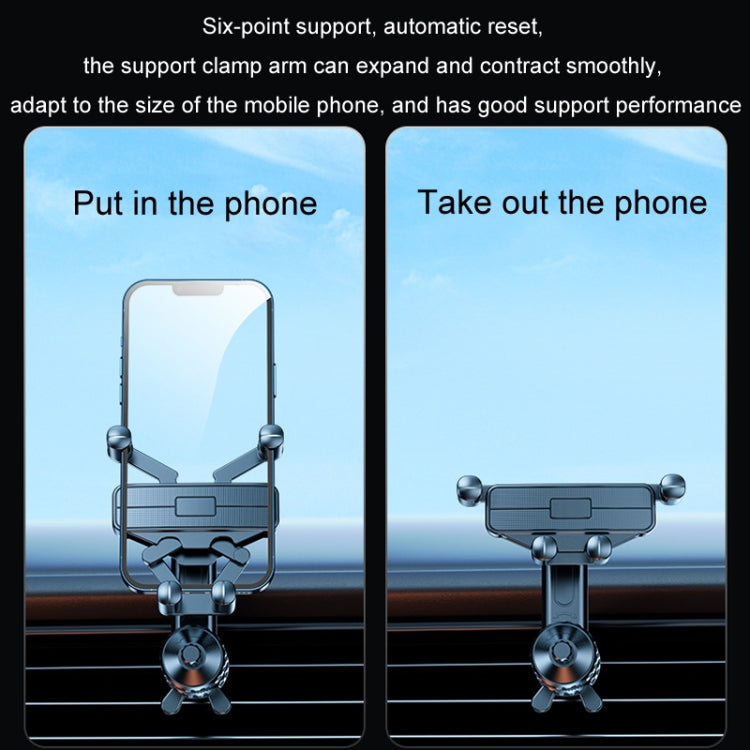 Car Mobile Phone Holder Navigation Air Outlet Support Fixed Bracket(Metal Hook)
