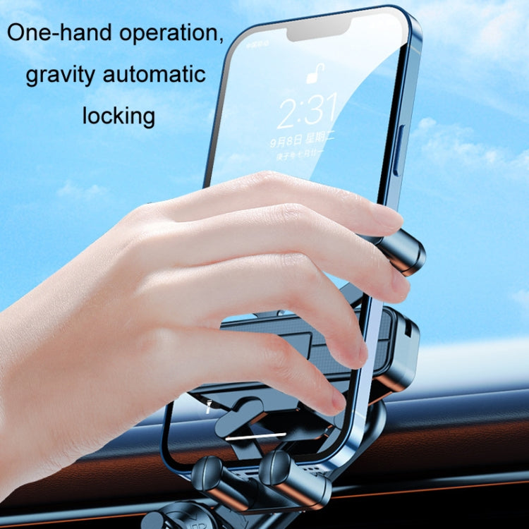 Car Mobile Phone Holder Navigation Air Outlet Support Fixed Bracket(Metal Hook)