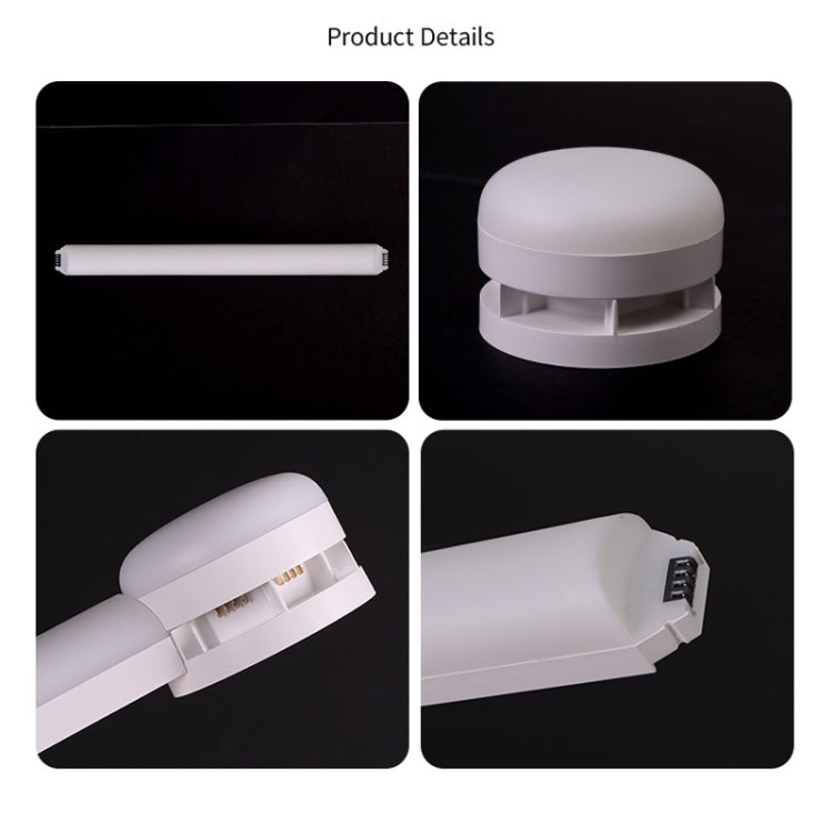 JSK-P26 Smart WiFi Bluetooth Version RGB Direct Illumination Phantom Splicing Light, Support Amazon Alexa / Google Assistant / DuerOS, Style: 9 Sections+UK Plug Adapter(White)