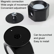 JSK-C38 Rechargeable Double Side Lighted Magnetic Wall Lamp Remote Control Night Light(White)