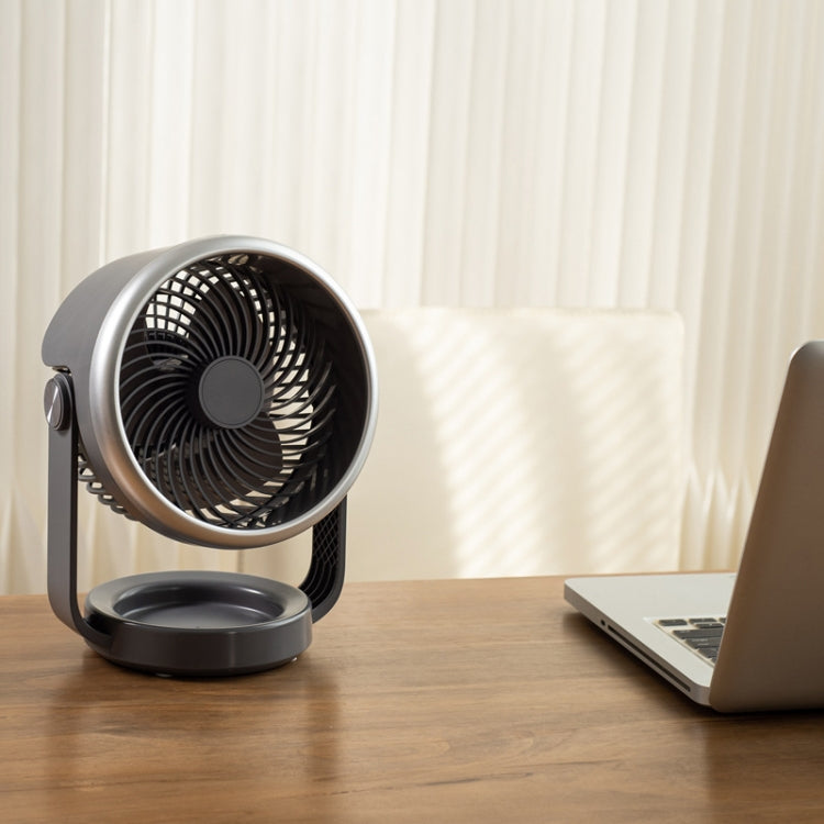 Air Circulating Fan USB Charging Desktop Quiet Fan(White)