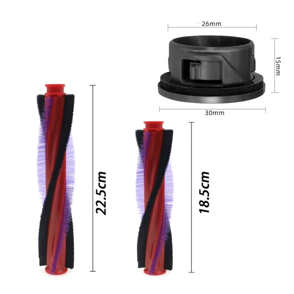 For Dyson V6 DC59 DC62 SV03 Vacuum Cleaner Brush Head Roller Bar, Spec: 185mm