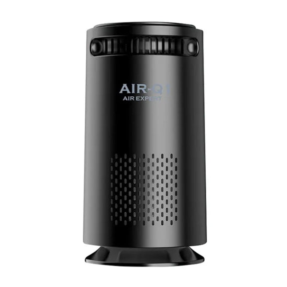 Car Negative Ion Air Purifier Odor Removal Aromatherapy(Black)