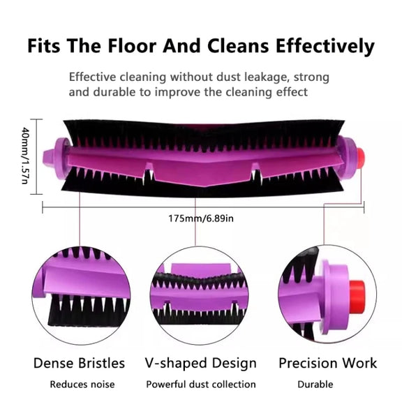 For Midea V10 V12 W11 Vacuum Cleaner Main Brush