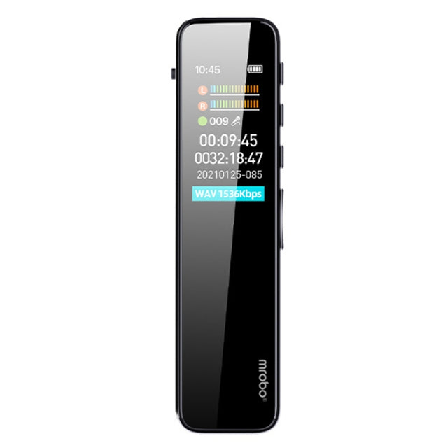 Mrobo RV18 0.96-Inch Color Screen Smart Noise Reduction Recording Pen, Capacity: 8GB(Flagship)