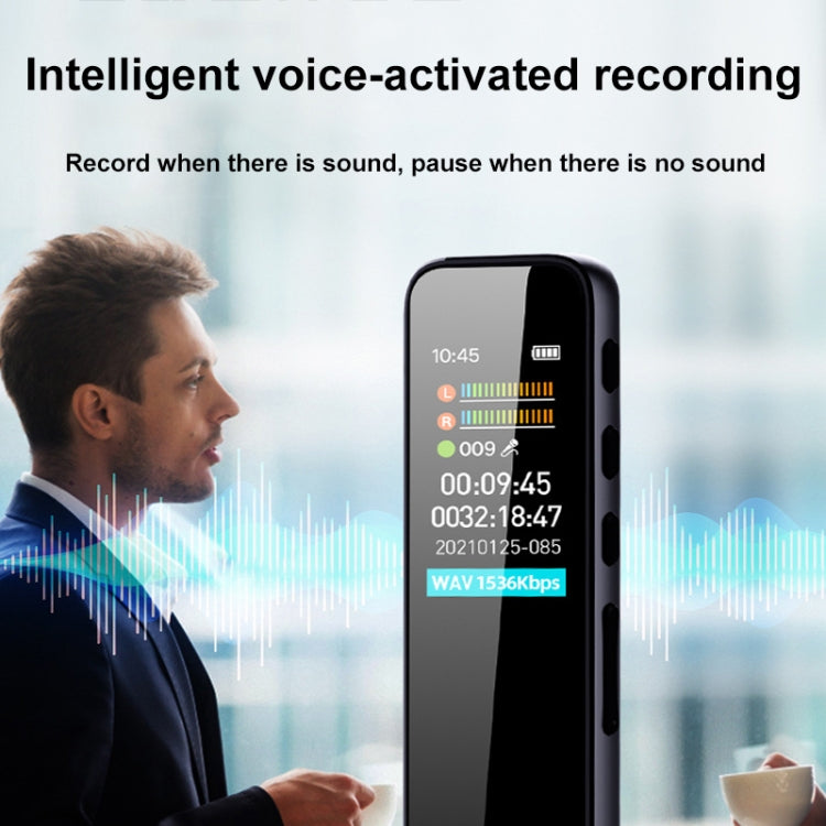 Mrobo RV18 0.96-Inch Color Screen Smart Noise Reduction Recording Pen, Capacity: 8GB(Enhanced)