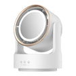 3 In 1 Multifunctional Desktop Fan with LED Light Cosmetic Mirror Rechargeable Oscillating - Electric Fans by PMC TechLife | Online Shopping South Africa | PMC TechLife | Buy Now Pay Later Mobicred