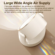 3 In 1 Multifunctional Desktop Fan with LED Light Cosmetic Mirror Rechargeable Oscillating