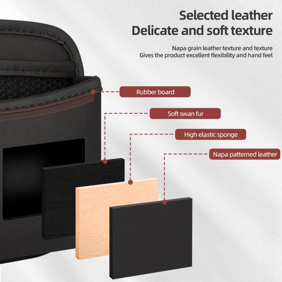 Adhesive Multifunctional Storage Bag for Car Center Console(Green)