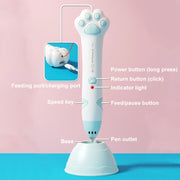 Cat Claw USB Charging Low Temperature 3D Printing Pen Children DIY Graffiti 3D Painting Pen(Sakura Pink)