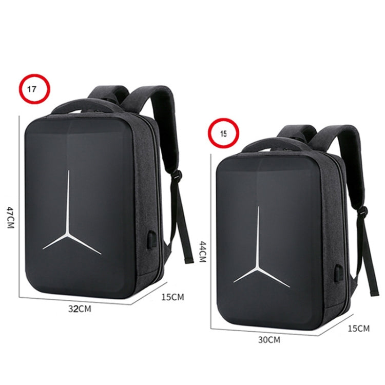 17 inch Multifunctional Water-resistant Business Sports Laptop Backpack with USB Port(Pink)