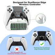 For PS5 JYS-P5172 Gamepad Wireless Bluetooth External Keyboard, Without Gamepad(Black)