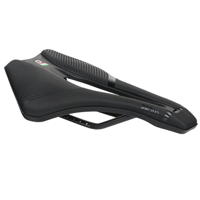TOSEEK Bicycle Shock-absorbing Comfortable Widened Saddle(Black)