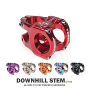 TOSEEK 35mm Aluminum Alloy Stem Bicycle Modification Accessories, Color: Titanium