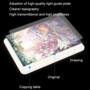A3-D50 Rechargeable Copy Desk Copying Board Practice Painting LED Writing Desk
