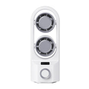 Intelligent Digital Display 100-Speed Stepless Speed Desktop Shaking Head Tower Fan(White)