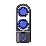 Intelligent Digital Display 100-Speed Stepless Speed Desktop Shaking Head Tower Fan(Dark Gray)