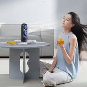 Intelligent Digital Display 100-Speed Stepless Speed Desktop Shaking Head Tower Fan(White)