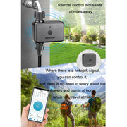 NADSTER US Plug Bluetooth WiFi Remote Automatic Timed Flower Watering Controller, Specification: Single Outlet