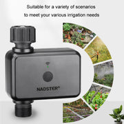 NADSTER US Plug Bluetooth WiFi Remote Automatic Timed Flower Watering Controller, Specification: Single Outlet