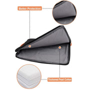 13-14 Inch Portable Laptop Sleeve Bag Travel Carry Case Cover(Grey)