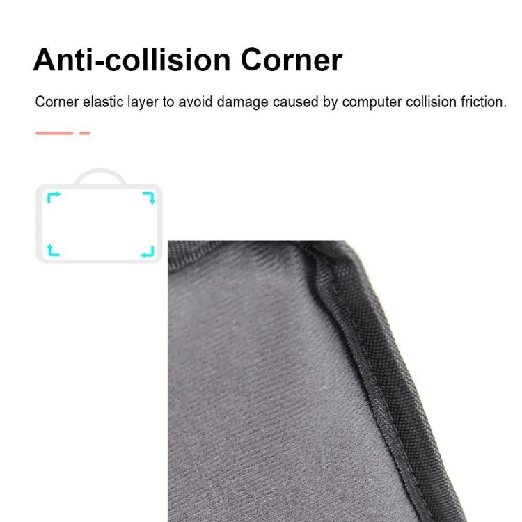 15-16 Inch Portable Laptop Sleeve Bag Travel Carry Case Cover(Blue)