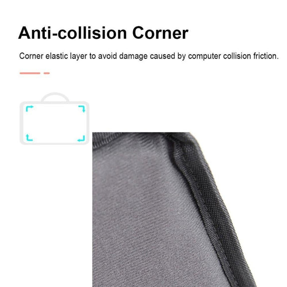11-12 Inch Portable Laptop Sleeve Bag Travel Carry Case Cover(Blue)