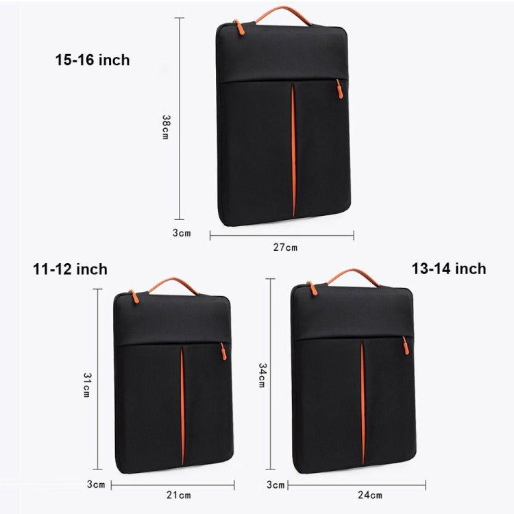 13-14 Inch Portable Laptop Sleeve Bag Travel Carry Case Cover(Grey)