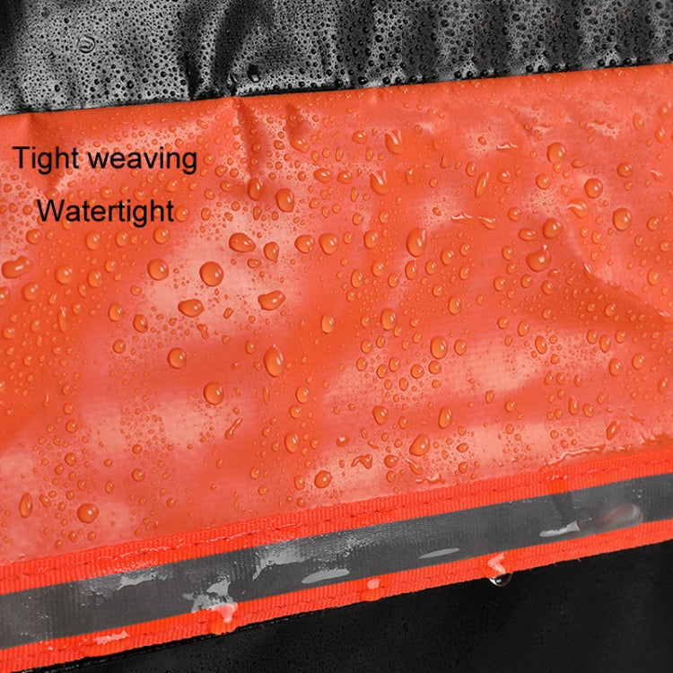 15 Cubic Feet Water-resistant Car Roof Storage Luggage Bag(Black)