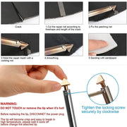 53pcs /Set Plastic Parts Repair Tool Car Bumper Restorating Kit Set, Specification: UK Plug
