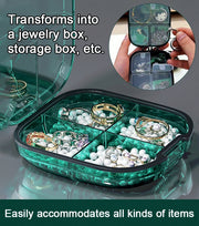 Multi-functional Portable Mini Pill Dispenser Organizer(Cream)