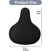 2pcs Bicycle Saddle Water-resistant Dustproof Sun Protection Cover(Universal Size)
