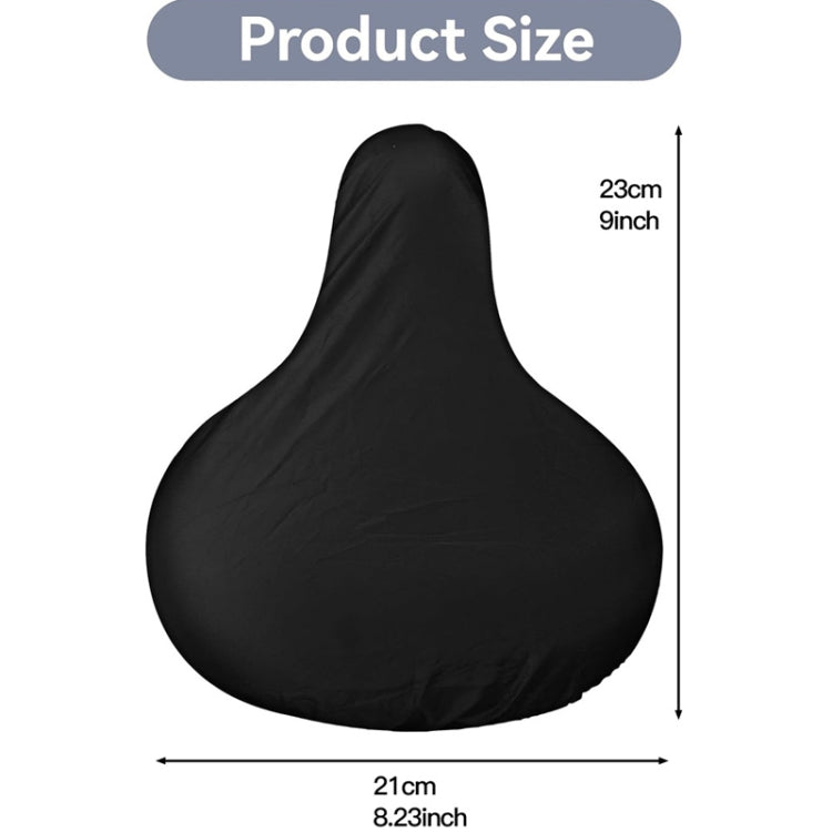 2pcs Bicycle Saddle Water-resistant Dustproof Sun Protection Cover(Universal Size)