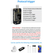 FNIRSI FNB38 USB Voltage And Current Meter Capacity Fast Charging Protocol Tester(Black)