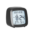 Multifunctional Temperature and Humidity LCD Clock Home Bedside Alarm Clock(2306 Black) - Alarm Clocks by PMc TechLife | Online Shopping South Africa | PMc TechLife | Buy Now Pay Later Mobicred