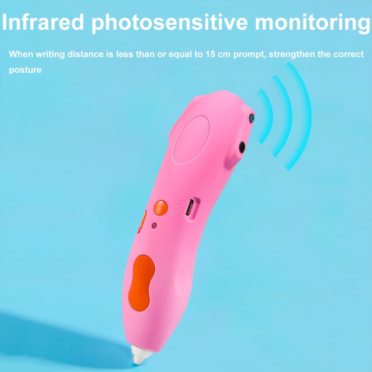 Infrared Sensing Low-temperature 3D Printing Pen Children DIY Graffiti Painting Pen(1000 mAh-Blue)