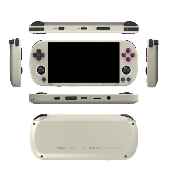 Trimui Smart Pro 4.96 Inch IPS Screen Handheld Game Console Open Source Linux System 256G(Grey)