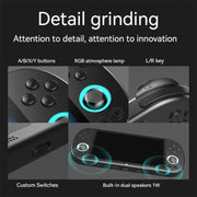 Trimui Smart Pro 4.96 Inch IPS Screen Handheld Game Console Open Source Linux System 128G(Black)
