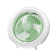 Night Light Desktop Folding Fan Outdoor Camping Hanging Mini Fan, Color: Green Basic - Electric Fans by PMC TechLife | Online Shopping South Africa | PMC TechLife | Buy Now Pay Later Mobicred