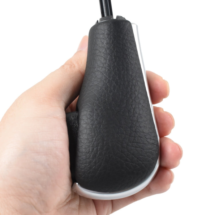 For BMW E Chassis Gear Lever Head, Universal For Left And Right Driving, Style: 1/3 Series Z4 Round Head Carbon Fiber Pattern