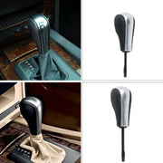 For BMW E Chassis Gear Lever Head, Universal For Left And Right Driving, Style: 1/3 Series Z4 Round Head Carbon Fiber Pattern